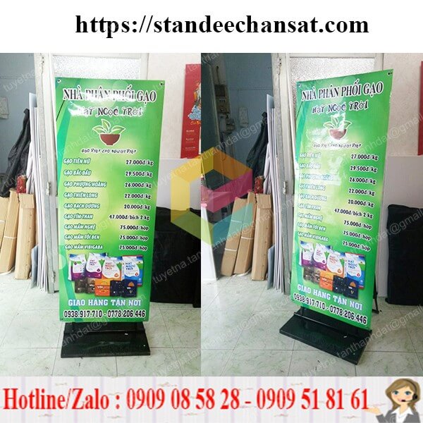 standee khung sat treo poster